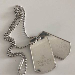 Gucci Dog Tags
